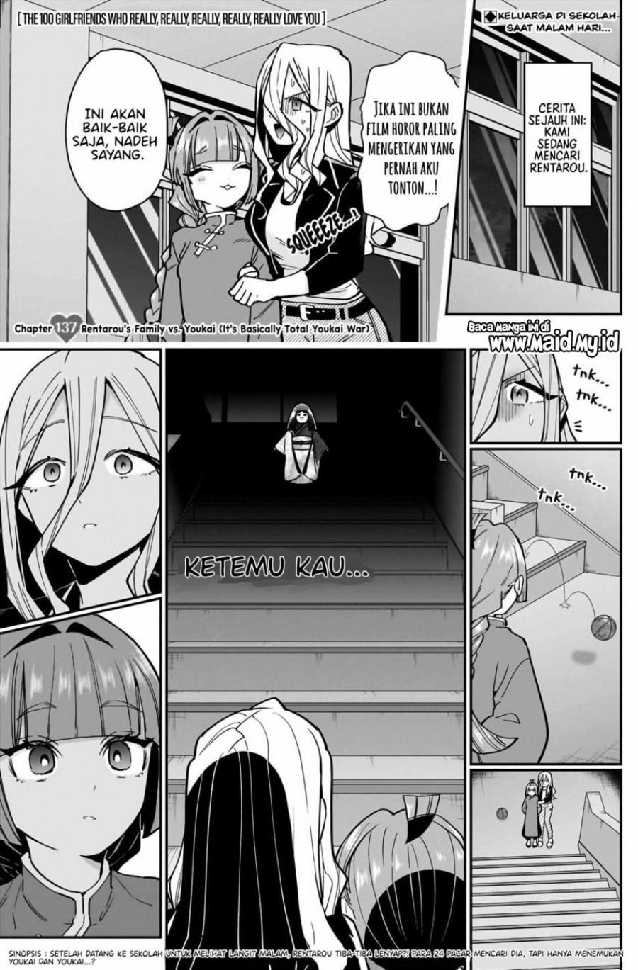 Kimi no Koto ga Dai Dai Dai Dai Daisuki na 100-ri no Kanojo Chapter 137 Bahasa Indonesia